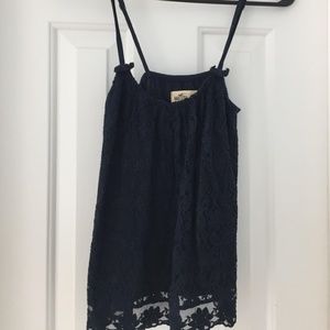Hollister lace tank top